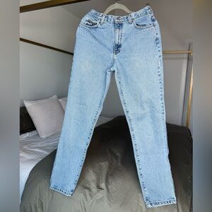 VINTAGE CALVIN KLEIN JEANS 10 90s 100% Cotton Double Stonewash Union Made in USA